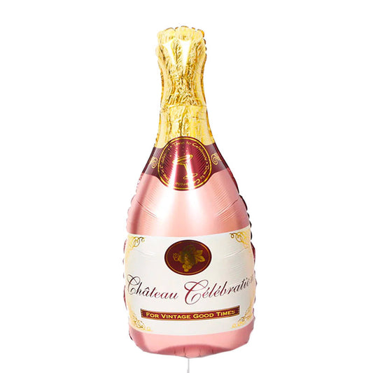 37" Botella Champagne Rosada